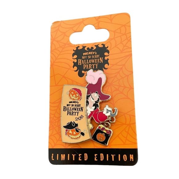 Disney Parks 2011 Mickey’s Not So Scary Halloween Party Captain Hook Limited Pin - Picture 1 of 4